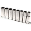 Chrome Socket Set 1/2"" Drive - Deep