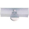 Satco 76-276 2 Light - 14"" - Vanity - w/Diamond ""U"" Channel Glass  White