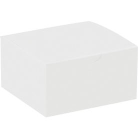 Global Industrial Gift Boxes 5""L x 5""W x 3""H White 100/Pack