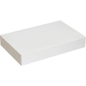 Global Industrial Apparel Boxes 24""L x 14""W x 4""H White 25/Pack