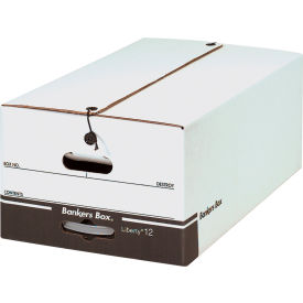 Global Industrial String & Button File Storage Boxes 24""L x 15""W x 10-1/2""H White 12/Pack