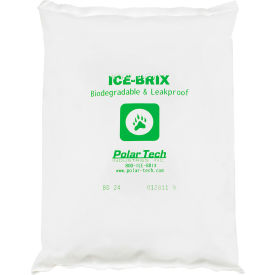 Ice-Brix® Biodegradable Cold Packs 24 oz. 8""L x 6""W x 1-1/4""H White 24/Pack