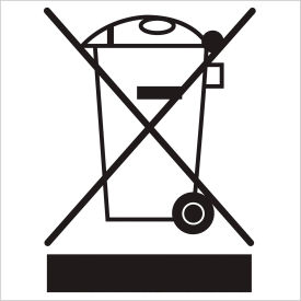 Tape Logic® Regulated Labels ''''1"" x 1"" Black/White Roll of 500