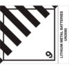 Tape Logic® D.O.T. Hazard Labels ''Lithium Metal Batteries'' 4""L x 4-3/4""W Roll of 500