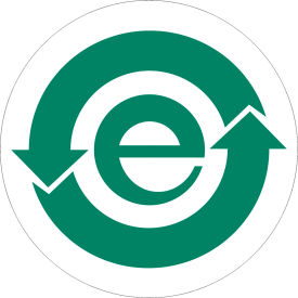 Tape Logic® Regulated Labels ''China RoHS''1"" Diameter Green/White Roll of 500