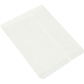 Global Industrial™ Flat Merchandise Bags #12 12""W x 15""H White 1000/Pack