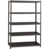 Iron Horse 5 Shelf Heavy Duty Boltless Shelving Starter 48""W x 24""D x 72""H Laminate Deck