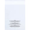 Global Industrial™ Resealable Warning Poly Bags 18""W x 24""L 1.5 Mil Clear 100/Pack