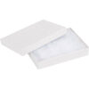 Global Industrial Jewelry Boxes 5-1/4""L x 3-3/4""W x 7/8""H White 100/Pack