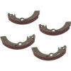 Rear Brake Shoes 4 Pack for Global Industrial Utility Vehicle 615162