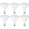 Sunlite® LED BR40 Reflector Light Bulb E26 Base 13W 1150 Lumens 30K Warm White Pack of 6