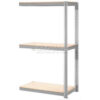Global Industrial 3 Shelf Heavy Duty Boltless Shelving Add On 48""Wx48""Dx84""H Laminate Deck USA