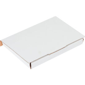 Global Industrial Corrugated DVD Mailers 7-5/8""L x 5-7/16""W x 11/16""H White 50/Pack
