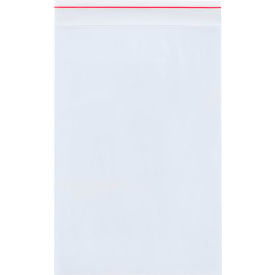 Global Industrial Minigrip® Reclosable Poly Bags 5""W x 8""L 2 Mil Clear 1000/Pack
