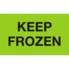 Tape Logic® Labels with ""Keep Frozen"" Print 5""L x 3""W Fluorescent Green Roll of 500