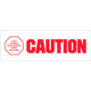 Tape Logic® Carton Sealing Tape Caution - If Seal Is Broke 2"" x 110 Yds. Red/White