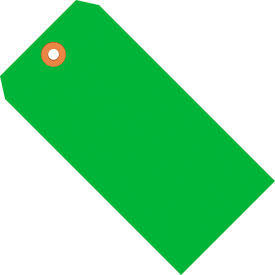 Global Industrial Shipping Tag #7 5-3/4""L x 2-7/8""W  Fluorescent Green 1000/Pack
