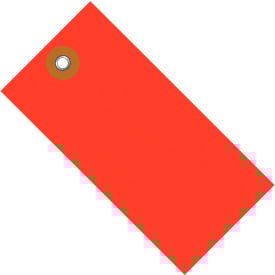 Global Industrial Tyvek® Shipping Tag 4-1/4""L x 2-1/8""W Red 100/Pack