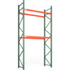 Global Industrial™ Bolted Teardrop Pallet Rack Starter 144""Wx 42""D x 192""H 5702 lbs Shelf Cap