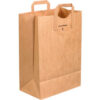 Global Industrial™ Flat Handle Grocery Bags 1/6 BL 12""W x 7""D x 17""H Kraft 300/Pack