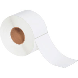 Global Industrial™ Thermal Transfer Labels 4""W x 8""L 3"" Core White 4/Pack
