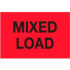 Tape Logic® Labels with ""Mixed Load"" Print 3""L x 2""W Fluorescent Red Roll of 500