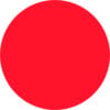 Tape Logic® 3"" Dia. Round Removable Paper Labels Fluorescent Red Roll of 500