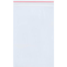 Global Industrial Minigrip® Reclosable Poly Bags 2-1/2""W x 6""L 4 Mil Clear 1000/Pack