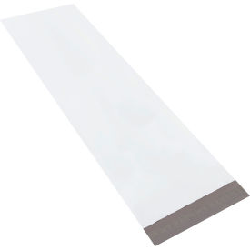 Global Industrial™ Long Poly Mailers 18""W x 48""L 4 Mil White 25/Pack