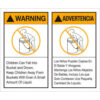 Tape Logic® Regulated Labels ''Warning Advertencia'' 5""L x 6""W Multiple Roll of 500
