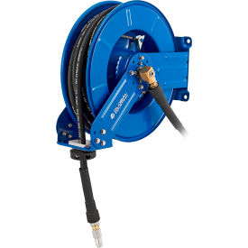Global Industrial™ Spring Retractable Hose Reel w/ 1/2"" x 50'L Heavy Duty Hose 3250 PSI