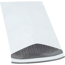 Global Industrial™ Bubble Lined Poly Mailers 8-1/2""W x 14-1/2""L 2 Mil White 100/Pack