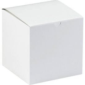 Global Industrial Gift Boxes 6""L x 6""W x 6""H White 100/Pack