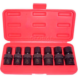 Impact Flex Socket Set 1/2"" Drive 6 Point Short 7 Piece
