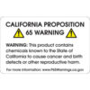 Tape Logic® Prop 65 Labels ''California Proposition 65...'' 2-3/8""L x 1-1/2""W Roll of 500