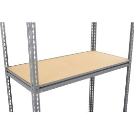 Global Industrial Extra Heavy Duty Boltless Shelving Z Beam 48Wx36D Wood Deck