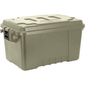Plano Molding 161901 56 Quart Lockable Storage Trunk 24""L x 15""W x 13""H OD Green