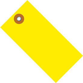 Global Industrial Tyvek® Shipping Tag 4-1/4""L x 2-1/8""W Yellow 100/Pack