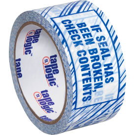 Tape Logic® Carton Sealing Tape If Seal Has Been... 2"" x 110 Yds. Blue/White