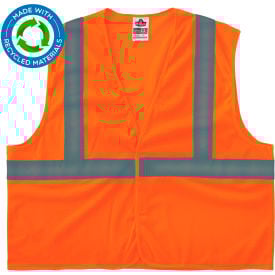 Ergodyne® GloWear® 8205HL-ECO Recycled Hi-Vis Safety Vest L/XL Orange