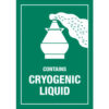 Tape Logic® Air Specialty Labels ''Contains Cryogenic Liquid'' 3""L x 4-1/4""W Roll of 500