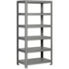 Pucel - All Welded Steel Shelving - 48""W x 24""D Gray