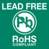 Tape Logic® Regulated Labels ''Lead Free RoHs Compliant''2""L x 2""W Green/White Roll of 500