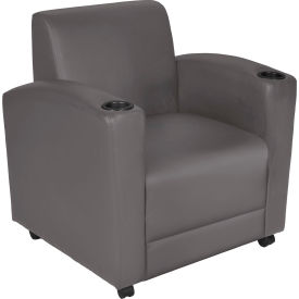 Regency Nova Lounge Chair Vinyl Seat Gray