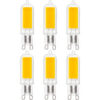 Sunlite® LED G9 Light Bulb Bi-Pin G9 Base 4W 500 Lumens 5000K Super White Pack of 6