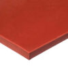 FDA Silicone Rubber Sheet w/High Temp Adhesive 36""L x 18""W x 1/32"" Thick 40A Red