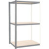 Global Industrial 3 Shelf Heavy Duty Boltless Shelving Add On 96""Wx24""Dx60""H Laminate Deck USA