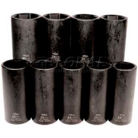 Impact Socket Set 1/2"" Drive 6 Point Deep 9 Piece