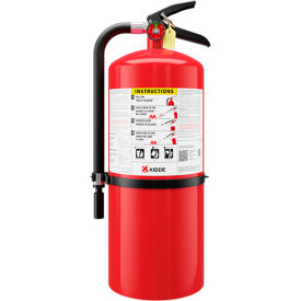 Kidde Pro Dry Chemical Commercial Fire Extinguisher Wall Mount Type A B C 20 lb. Capacity