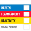 Tape Logic® Regulated Labels ''Health Flammability Reactivity'' 2""L x 2""W Roll of 500